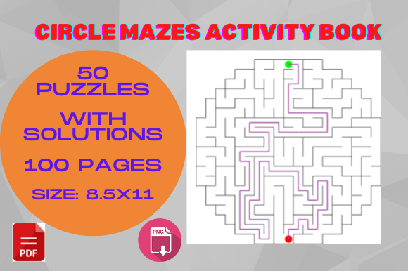 Circle Maze Puzzle Book: A Unique KDP Venture