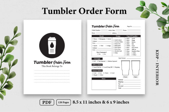 Custom Tumbler Order Form: A Design Essential