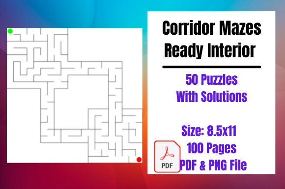 Discover the Joy of Corridor Mazes: A Puzzle Book for All Ages