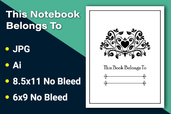 Enhancing KDP Coloring Books with This Book Belongs to Coloring Page-9
