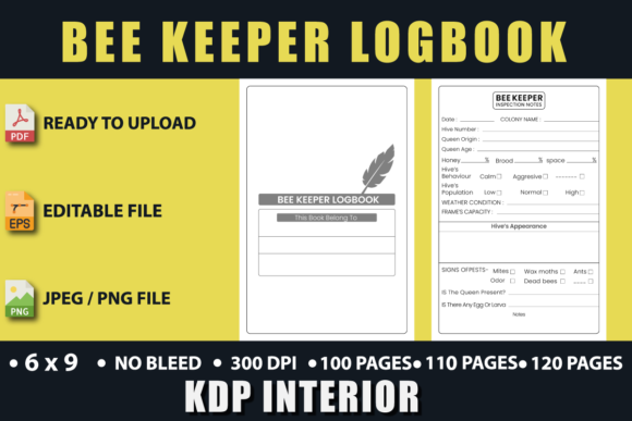 Evaluating the Bee Keeper Logbook KDP Interior for Publishing and Personal Use