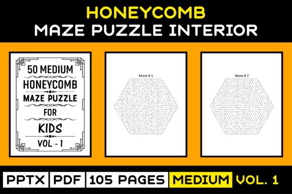 Explore 50 Medium Kids Maze Puzzle Interior V-1: A Fun and Engaging Puzzle Book