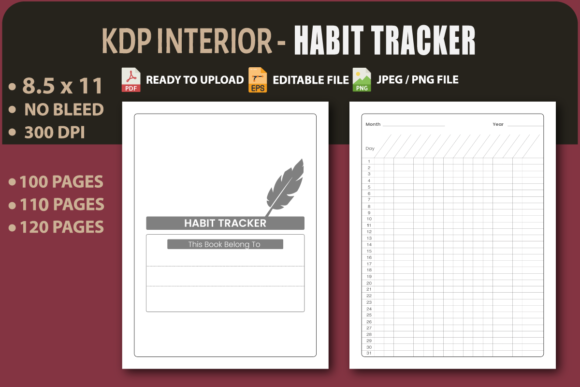 Habit Tracker – KDP Interior: A Practical Resource for Publishers and Personal Growth