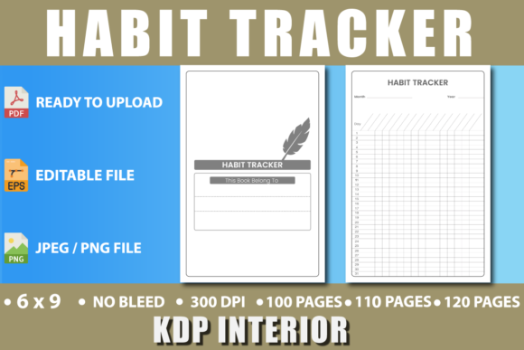 Habit Tracker: Launch Your KDP Business with Ready Interiors