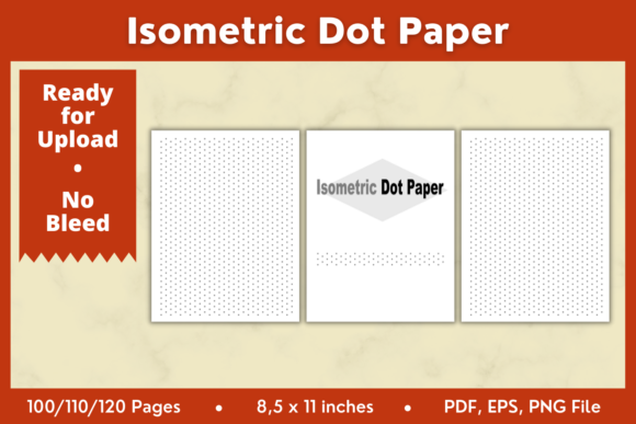 Isometric Dot Paper KDP Interior 8,5x11: A Versatile Tool for Your Creative Projects