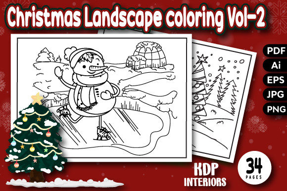 Maximizing KDP Potential with Christmas Landscape Coloring Vol-2 Interiors