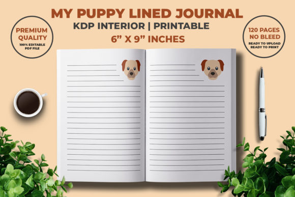 My Puppy Lined Journal KDP Interior: A Practical Asset for Low-Content Publishers