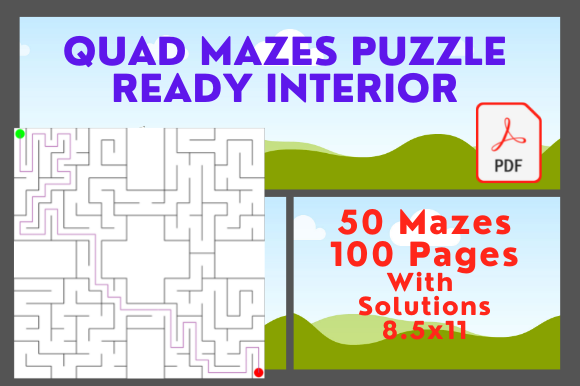 Quad Maze Kids Activity Book: A Fun and Engaging Puzzle Adventure