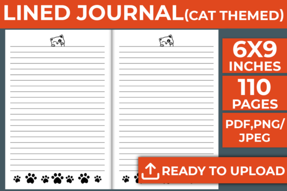 Strategic Use of Cat Themed Lined Journal KDP Interior for Enhanced Productivity and Creativity