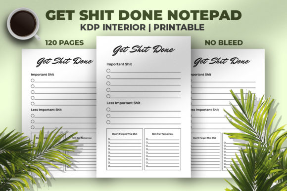 Unlock Your Productivity with the Get Shit Done Notepad: A Tool for Modern Professionals