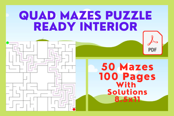 Unlocking Creativity and Fun with Unique Quad Mazes Activity for Kids